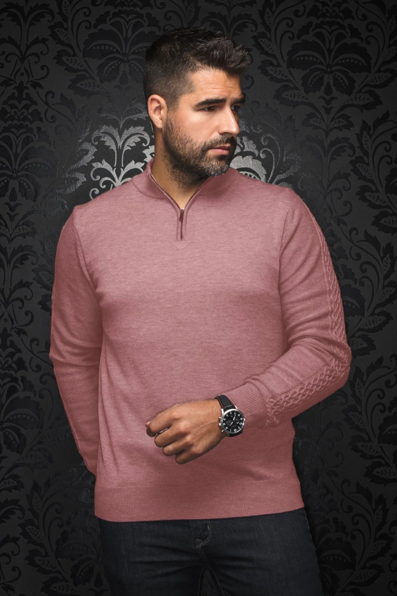 MERINO WOOL SWEATER | MESTA, ROSEWOOD