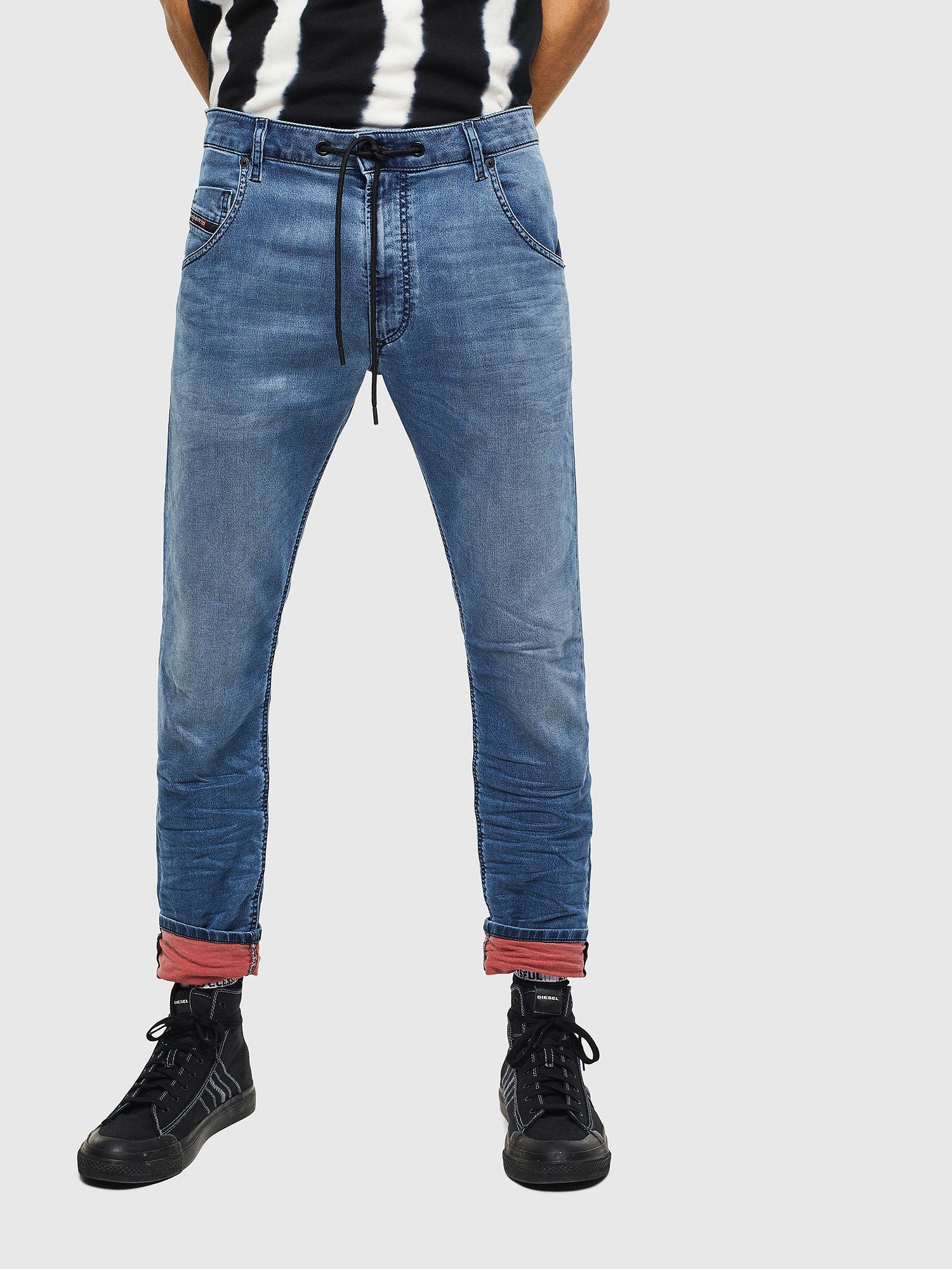 Krooley Joggjeans 069MA Medium Wash Tapered Stretch