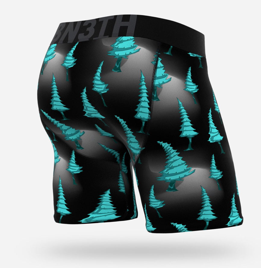 BN3TH Men’s Entourage W/Eco Dry 6.5” Classic Cut Alpine Evergreen Boxer Brief Underwear