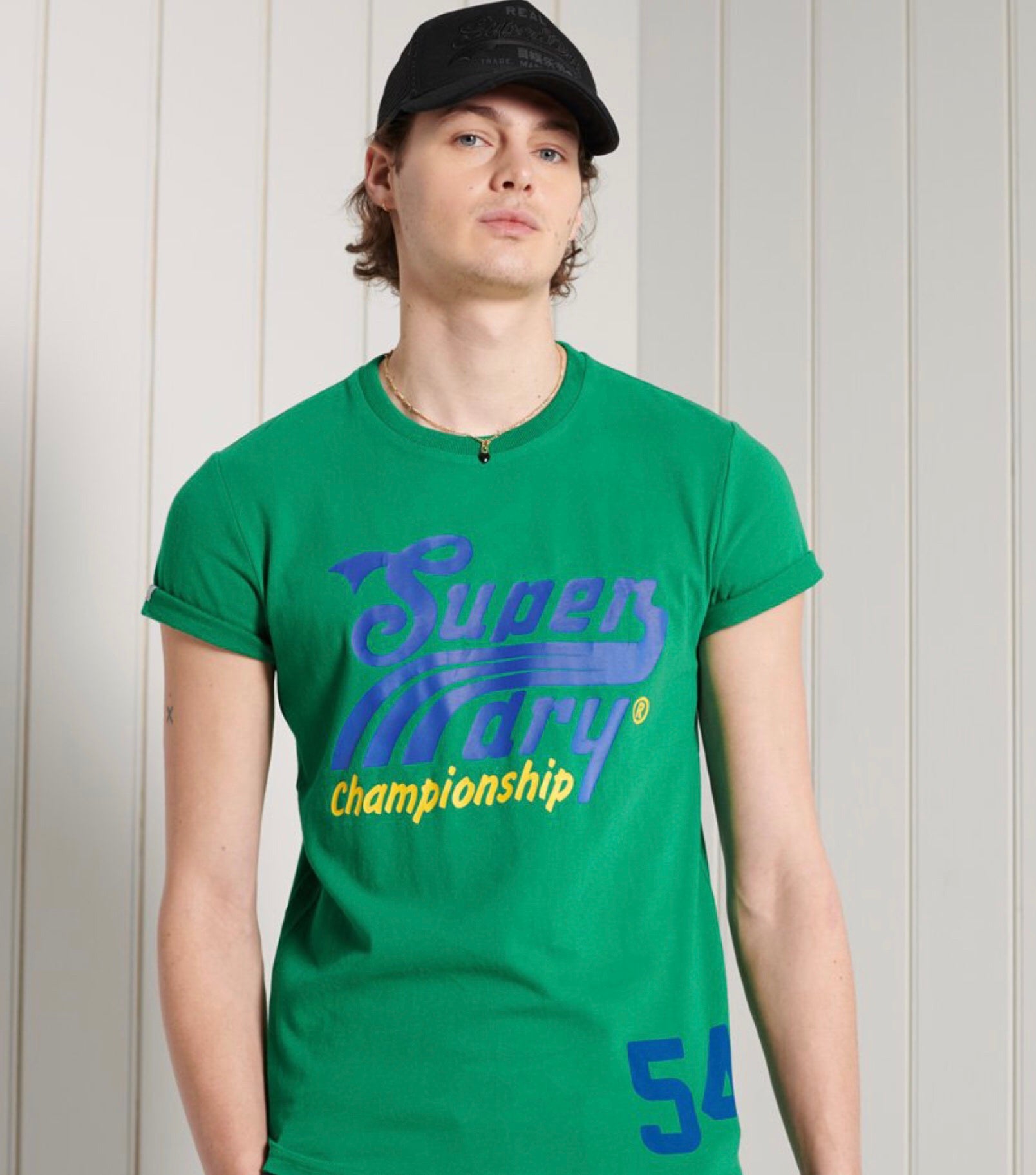 Collegiate Graphic T-shirt Drop Kick Green