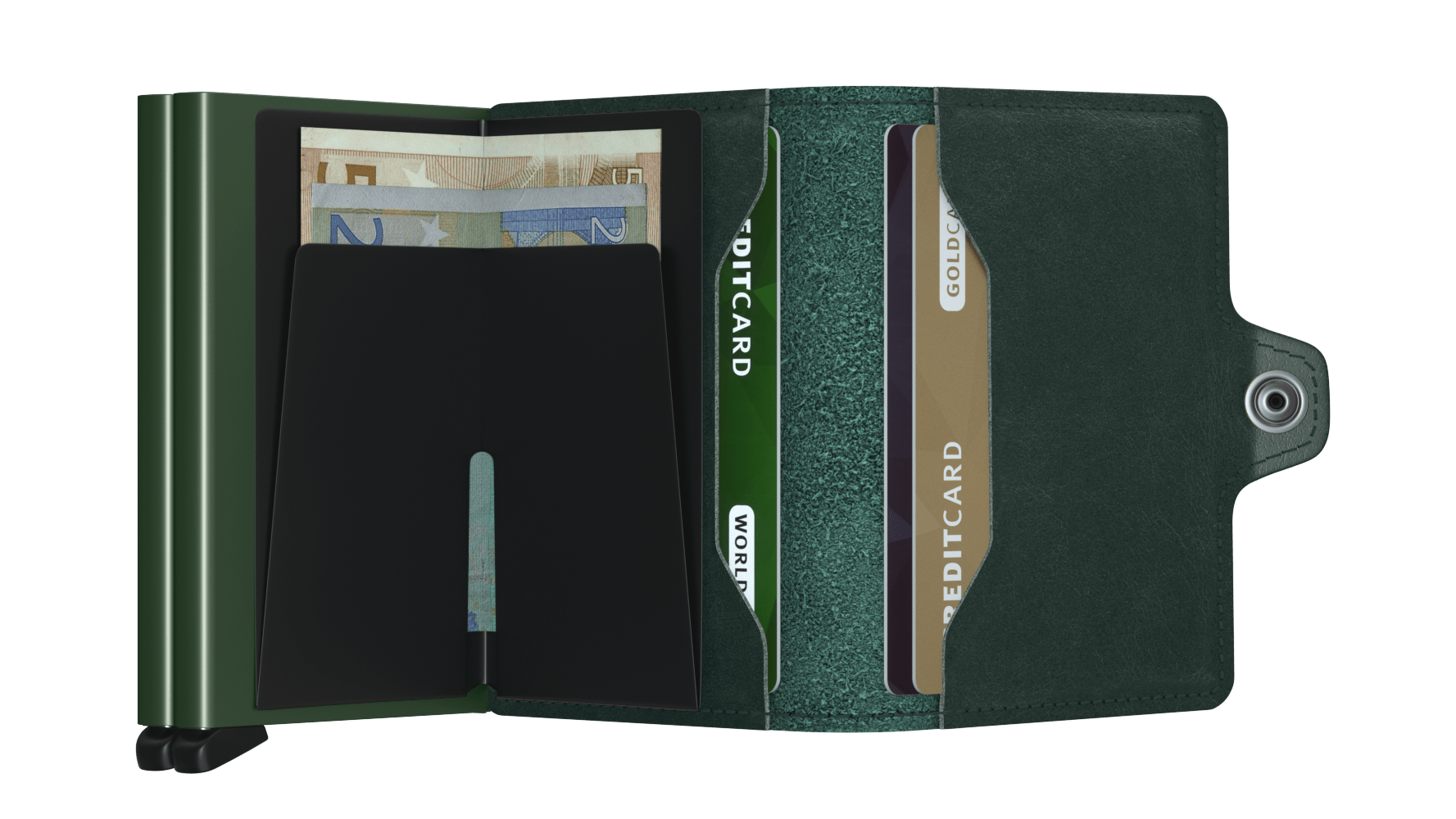 Secrid Twin Wallet-Original Green RFID Secure Authorized Dealer  Twinwallet genuine Leather