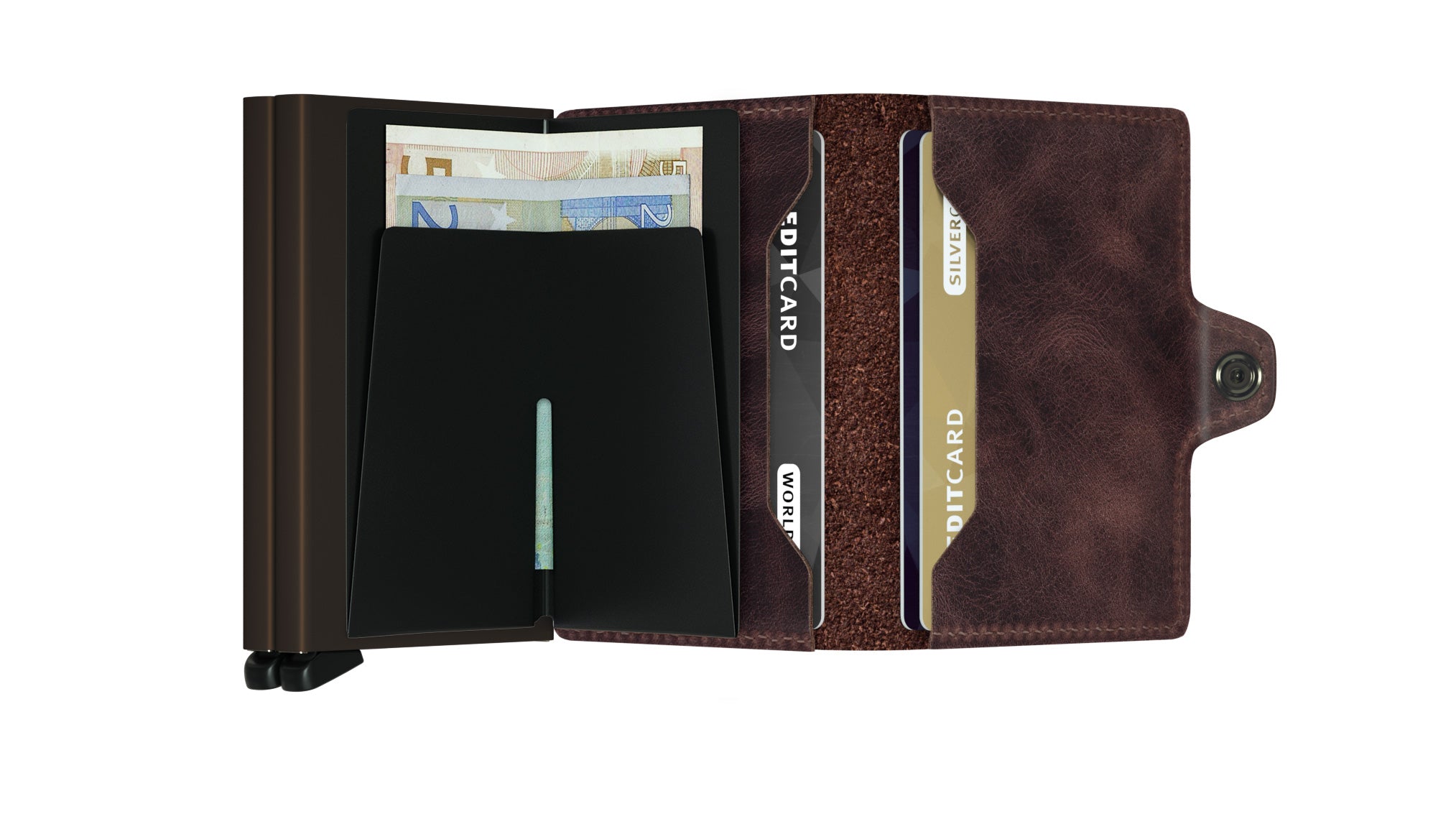 Secrid Twin Wallet-Vintage Chocolate RFID Secure Authorized Dealer Genuine Leather Twinwallet