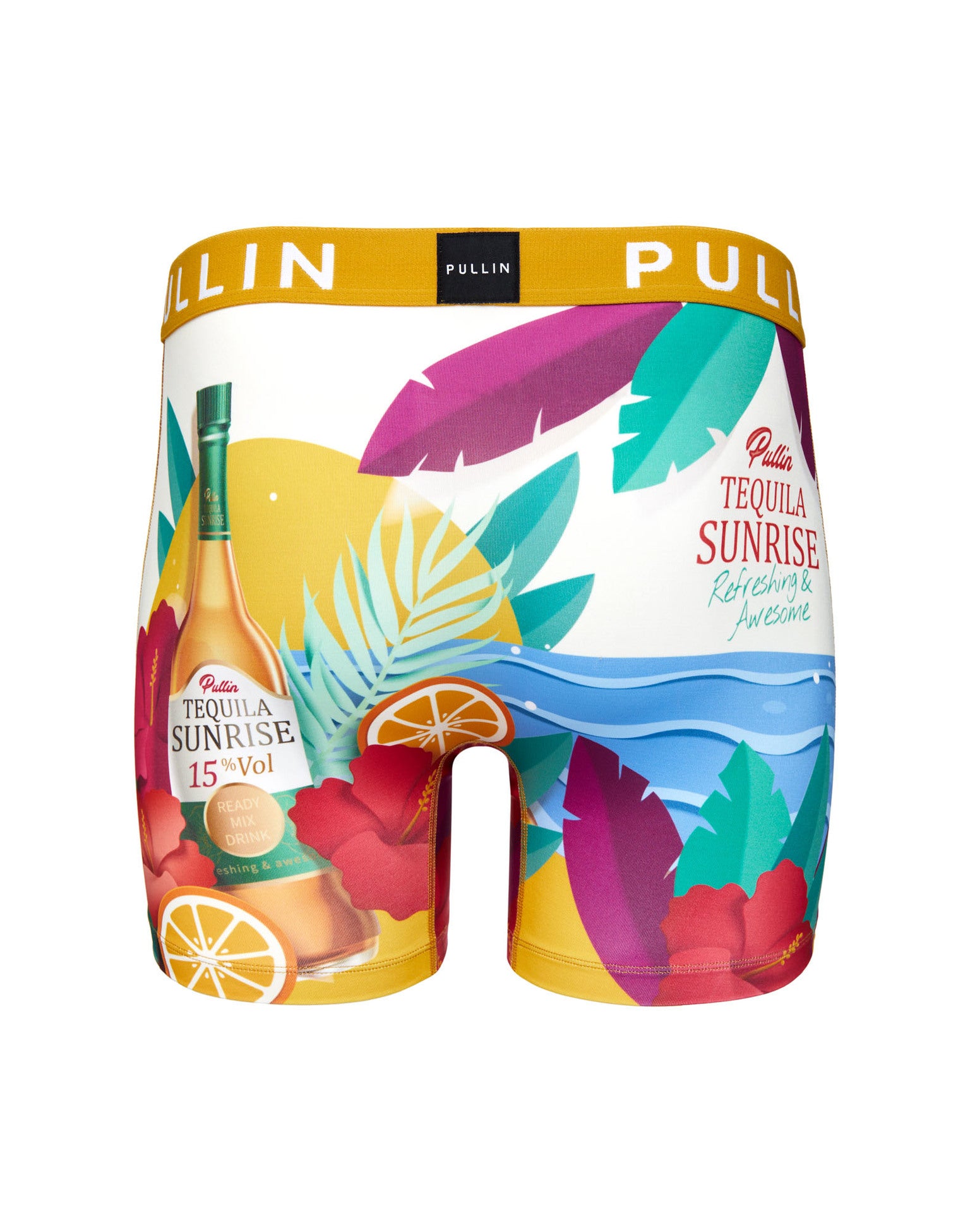 Pullin Fashion 2 Long Cut Tequila Sunrise Print Underwear