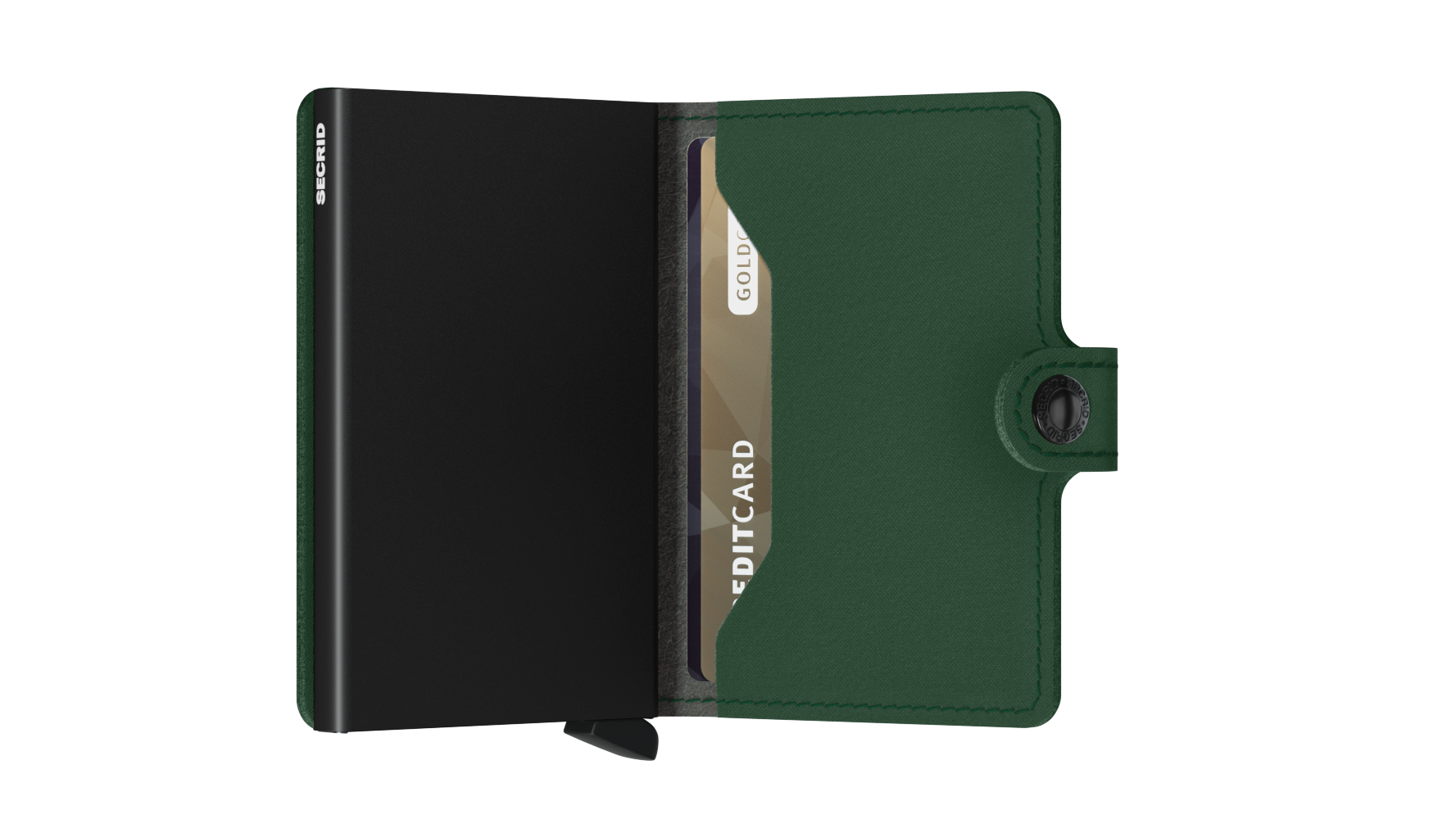 Miniwallet Vegan Yard Green-RFID Secure
