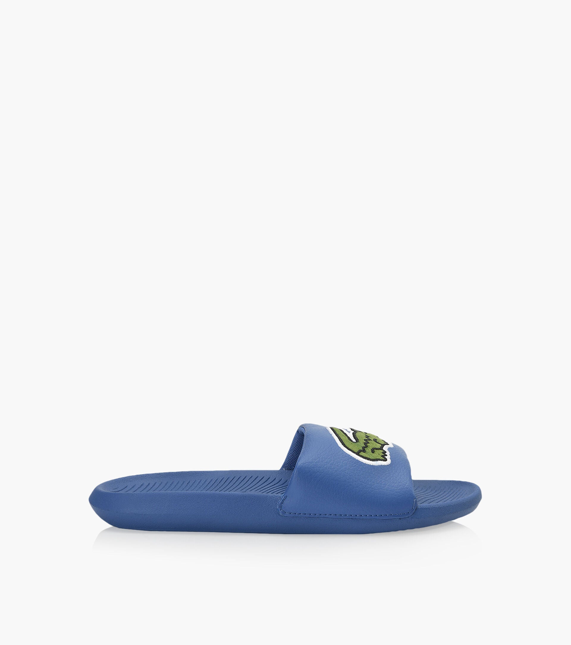 Lacoste Men’s Croco Slides Blue/Green Synthetic