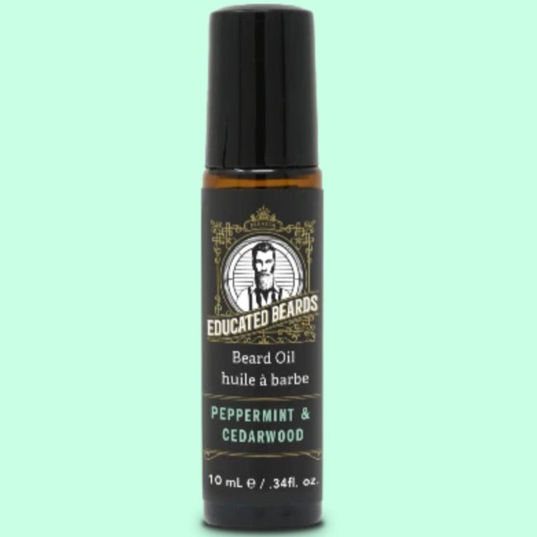 Educated Beards Peppermint & Cedarwood Beard oil for the Educated Man 10ml