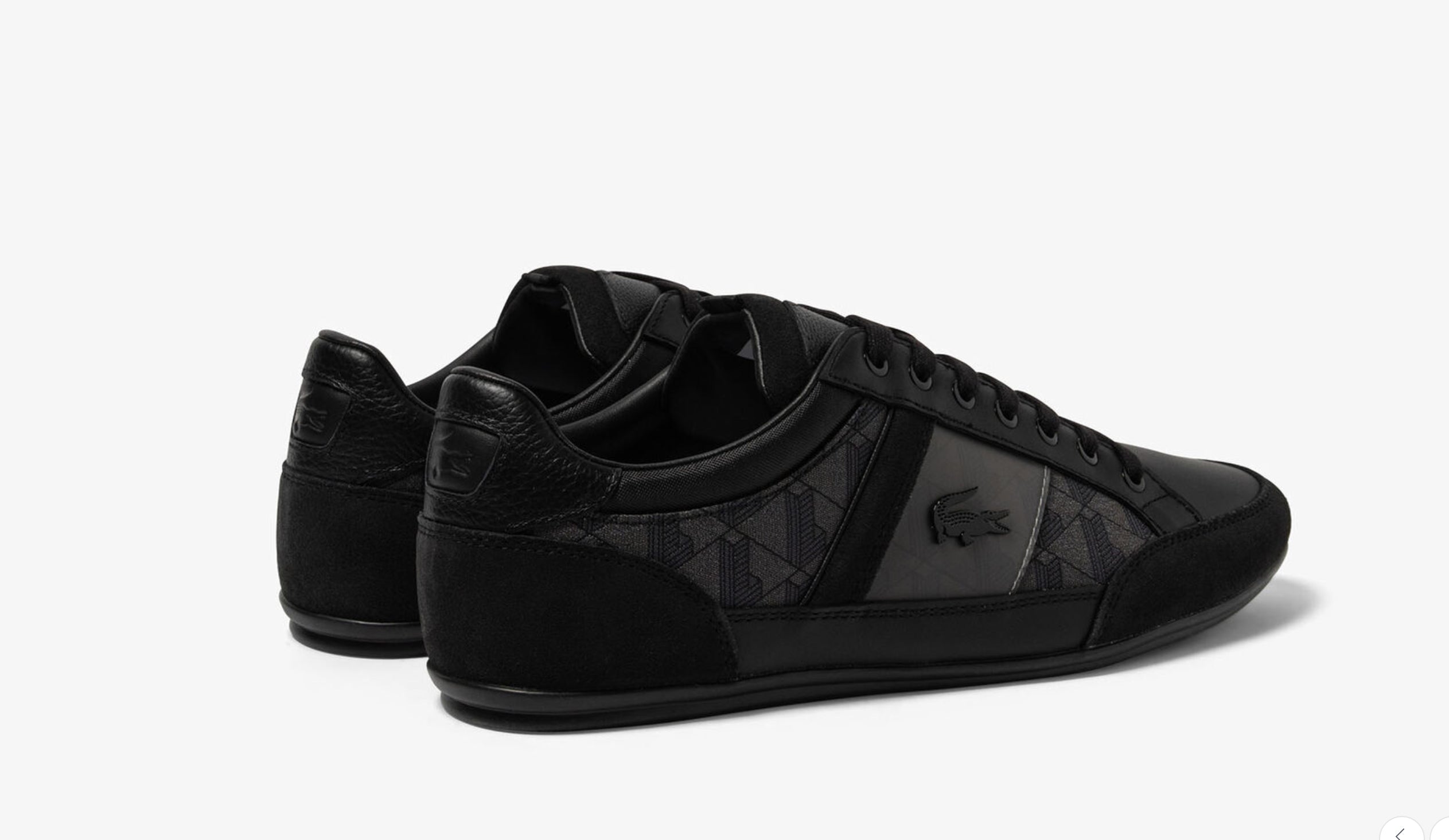 Chaymon Textile Tonal Trainers Black/Grey