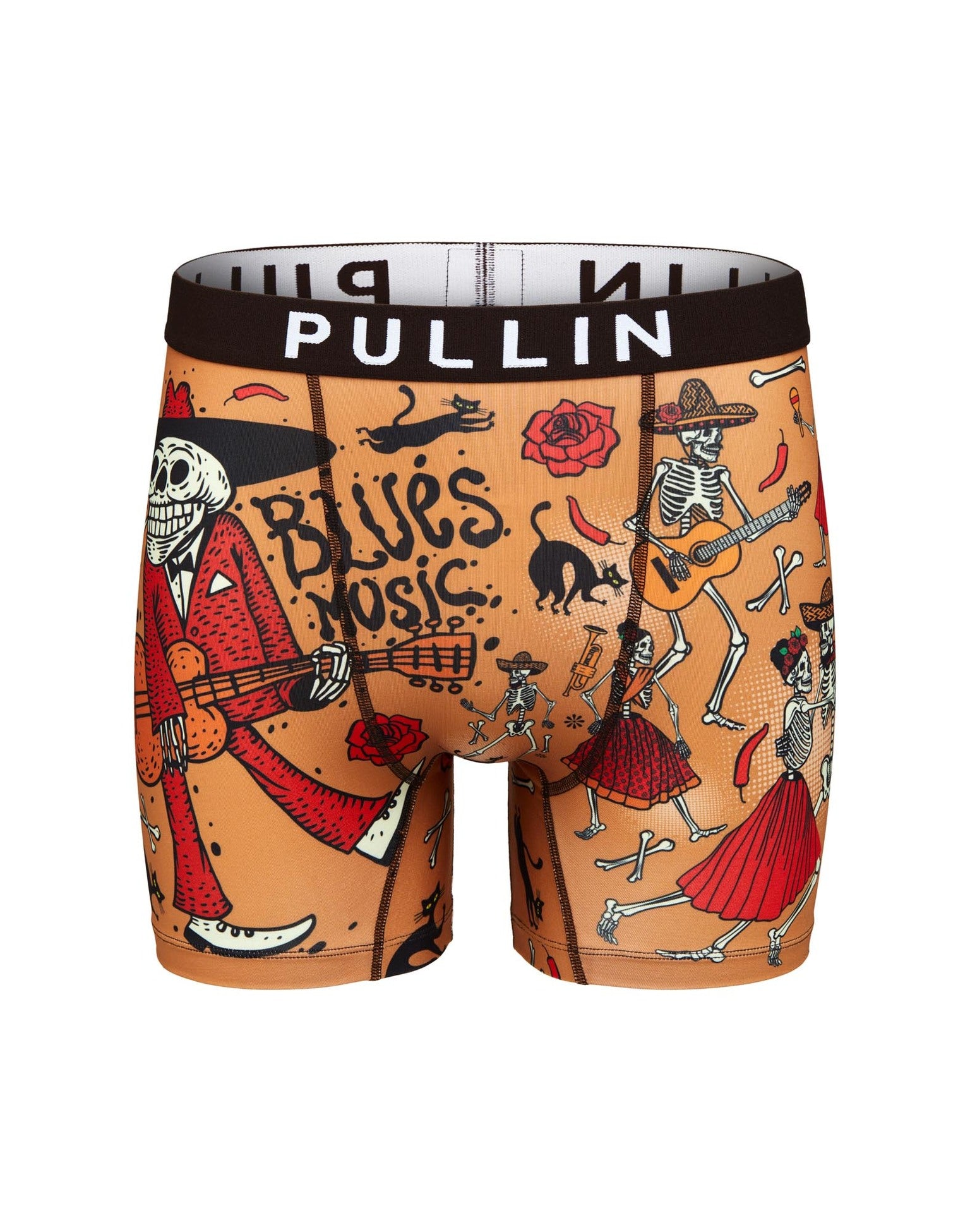 Pullin Fashion 2 Long Cut Blues 🎶 Print Underwear