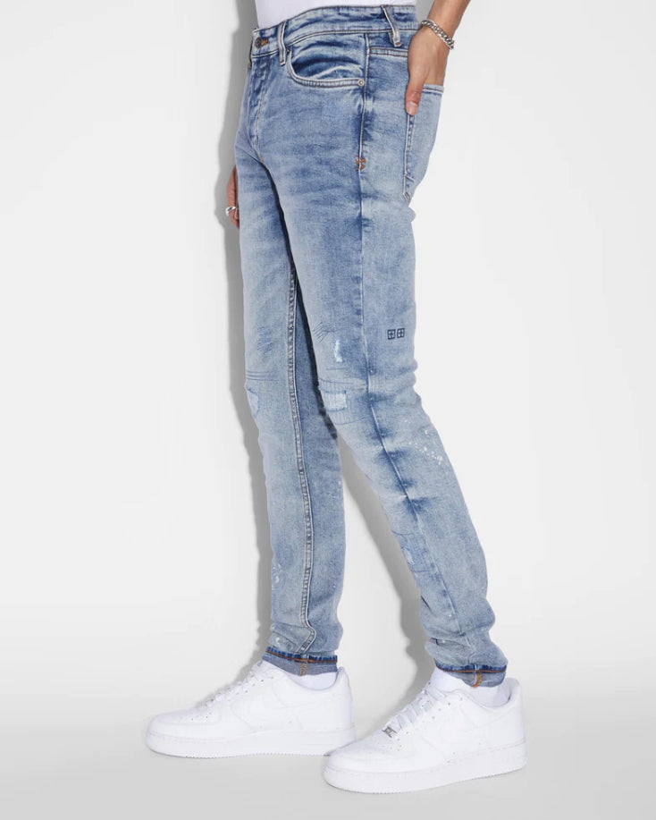 Trashed skinny 2024 jeans men