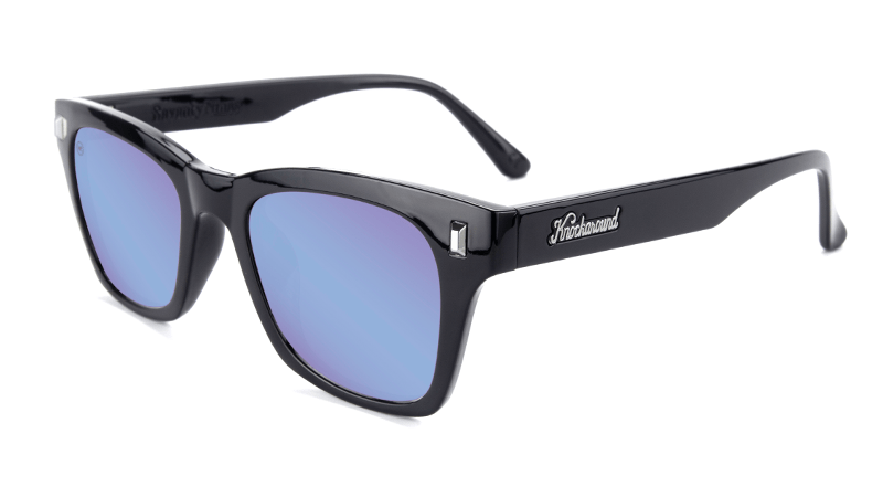 Knockaround Unisex Sunglasses Seventy Nines Glossy Black/Snow Opal Polarized