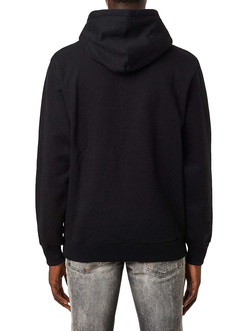 Label S-Girk Hood Black Sweatshirt