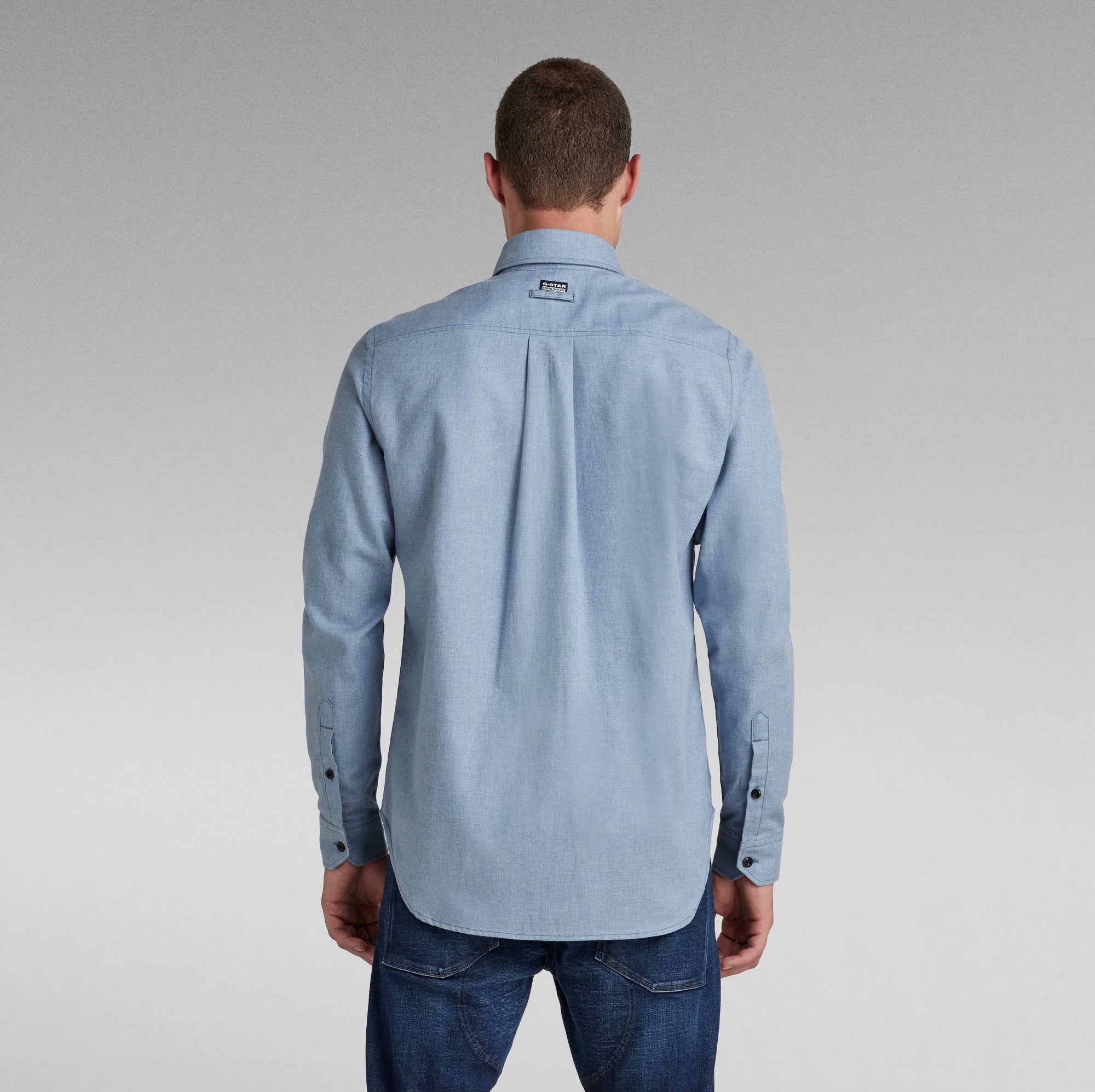 Secret Utility Regular Cut Shirt Light Cloud Heather Blue