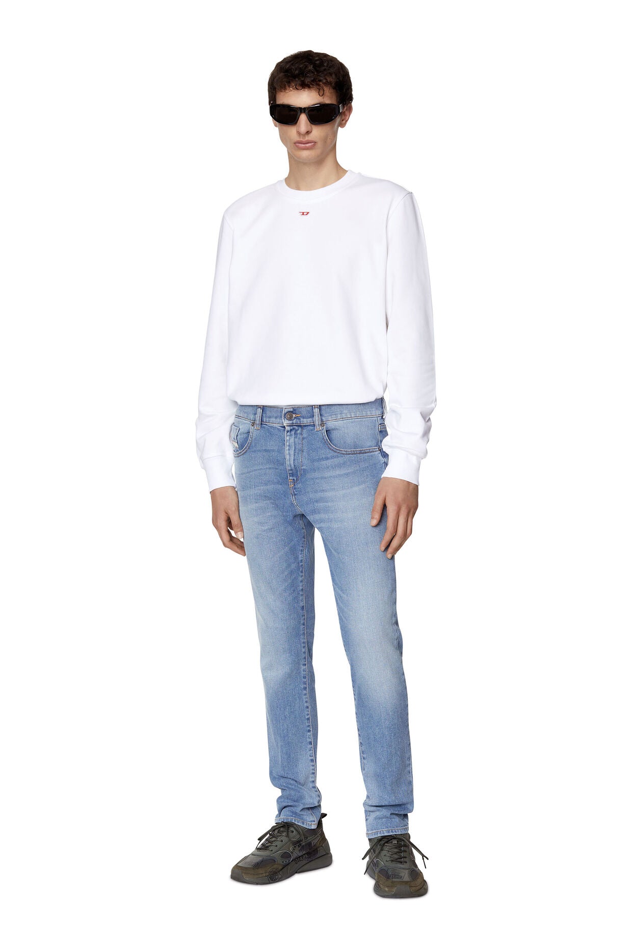 2019 D-Strukt 09E13 Slim Jeans Light Blue