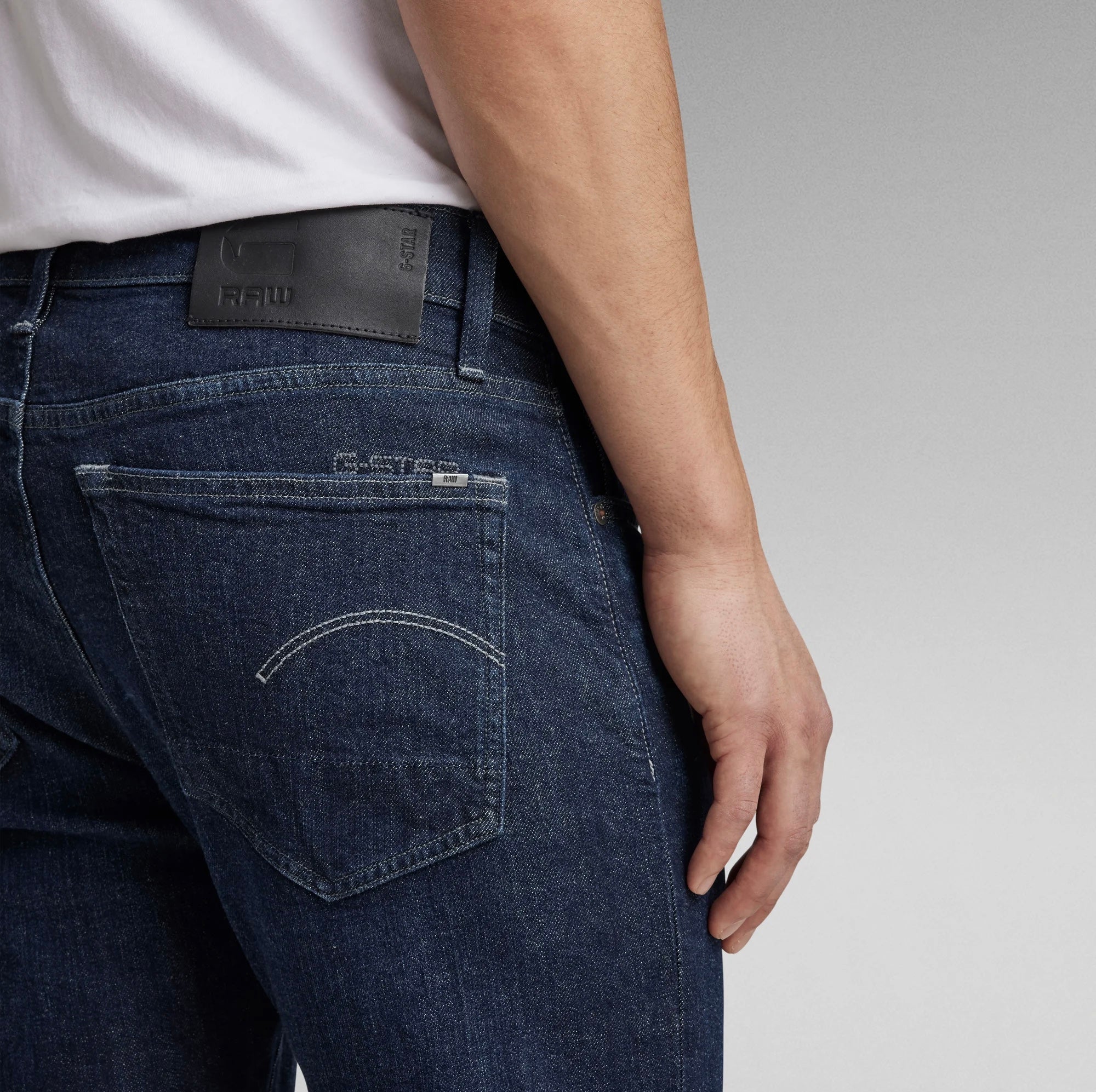 3301 Slim Denim Worn in deep Marine Jeans Organic Cotton