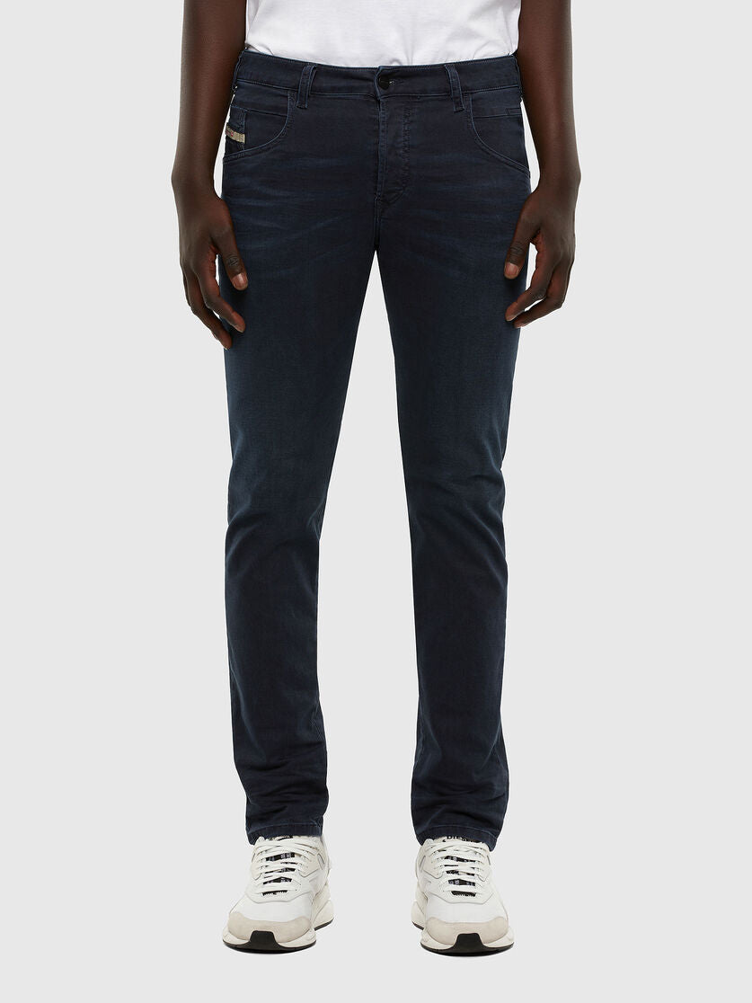 D-Bazer  0699P Tapered Stretch Blue Jeans