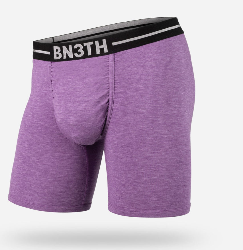 Classic Cut 6.5” Boxer Brief INFINITE W/Ionic Aubergine 🍆 Print Underwear