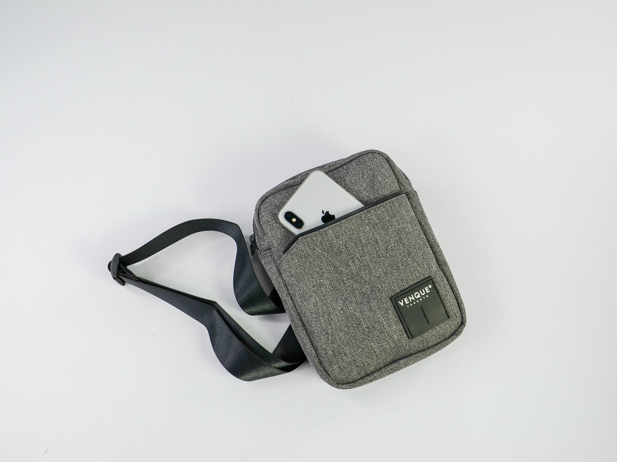 Venque cosmo sling grey unisex shoulder bag