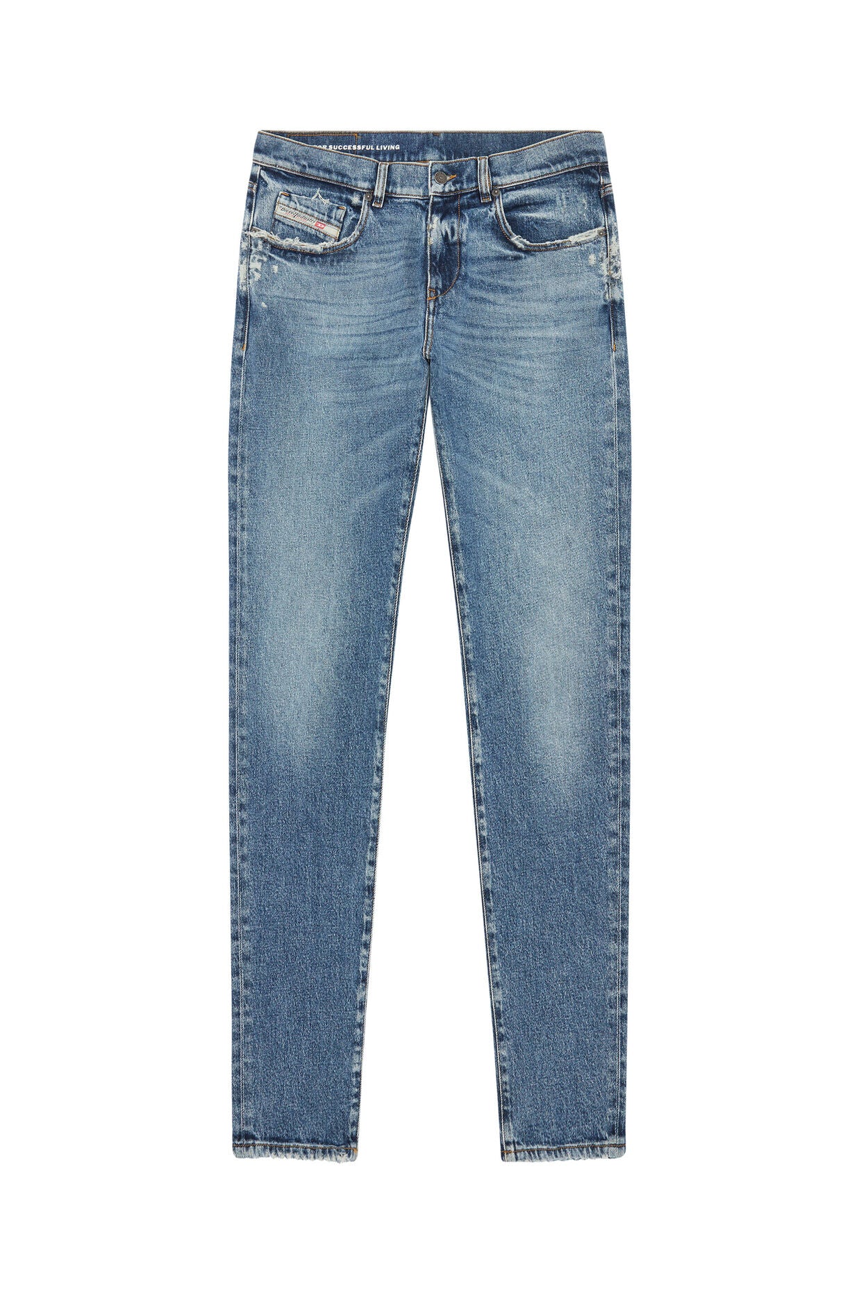 2019 D-Strukt 09F16 Slim Jeans Medium Blue