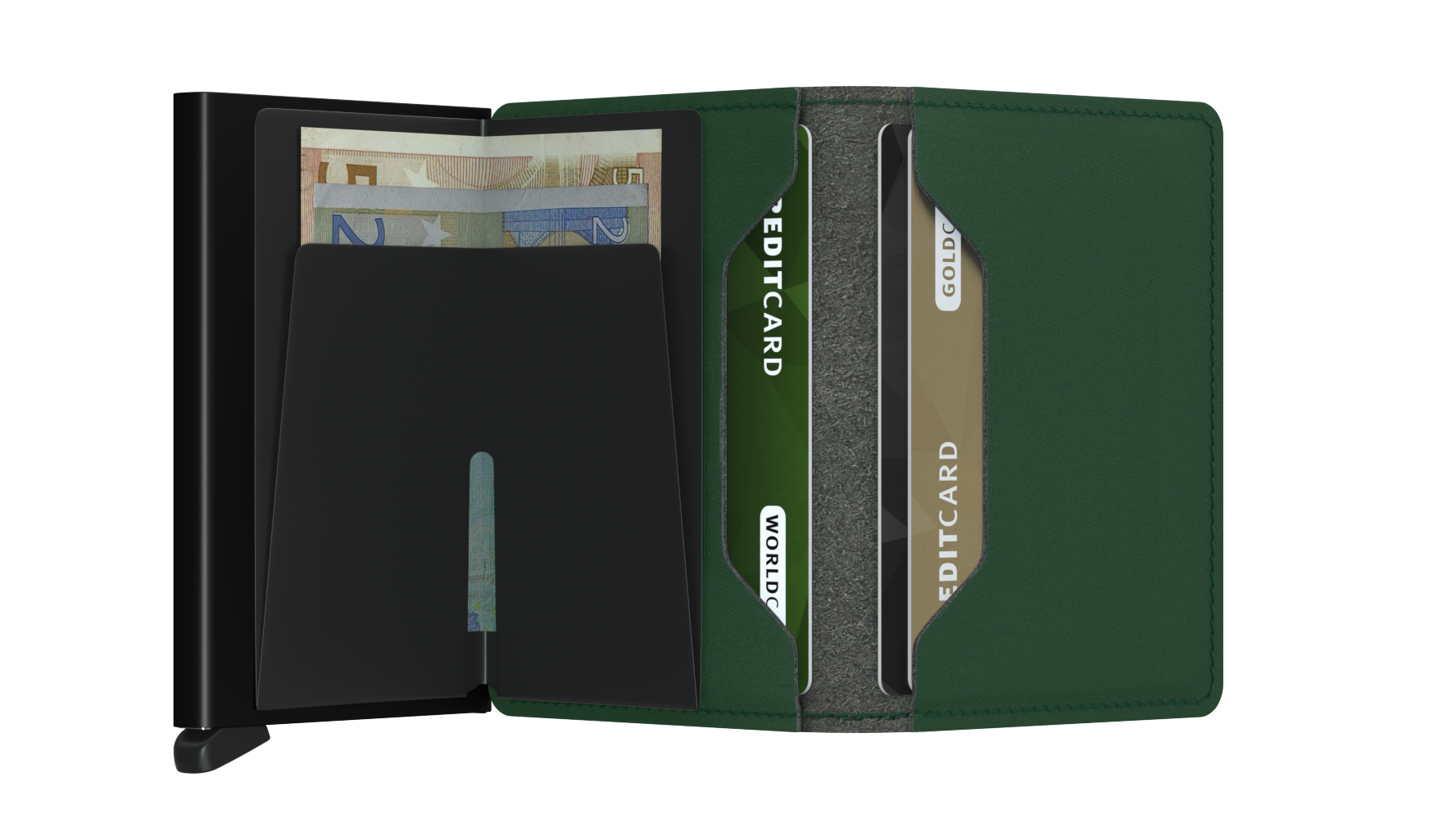 Secrid slimwallet Yard Green-RFID Secure Authorized Dealer Slim Wallet-Vegan