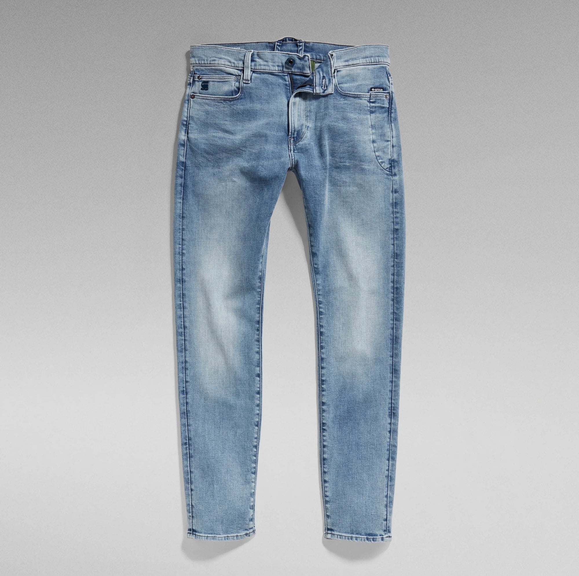 G-Star Raw Men’s Lancet Skinny Jeans Light Indigo Aged Blue Denim Superstretch