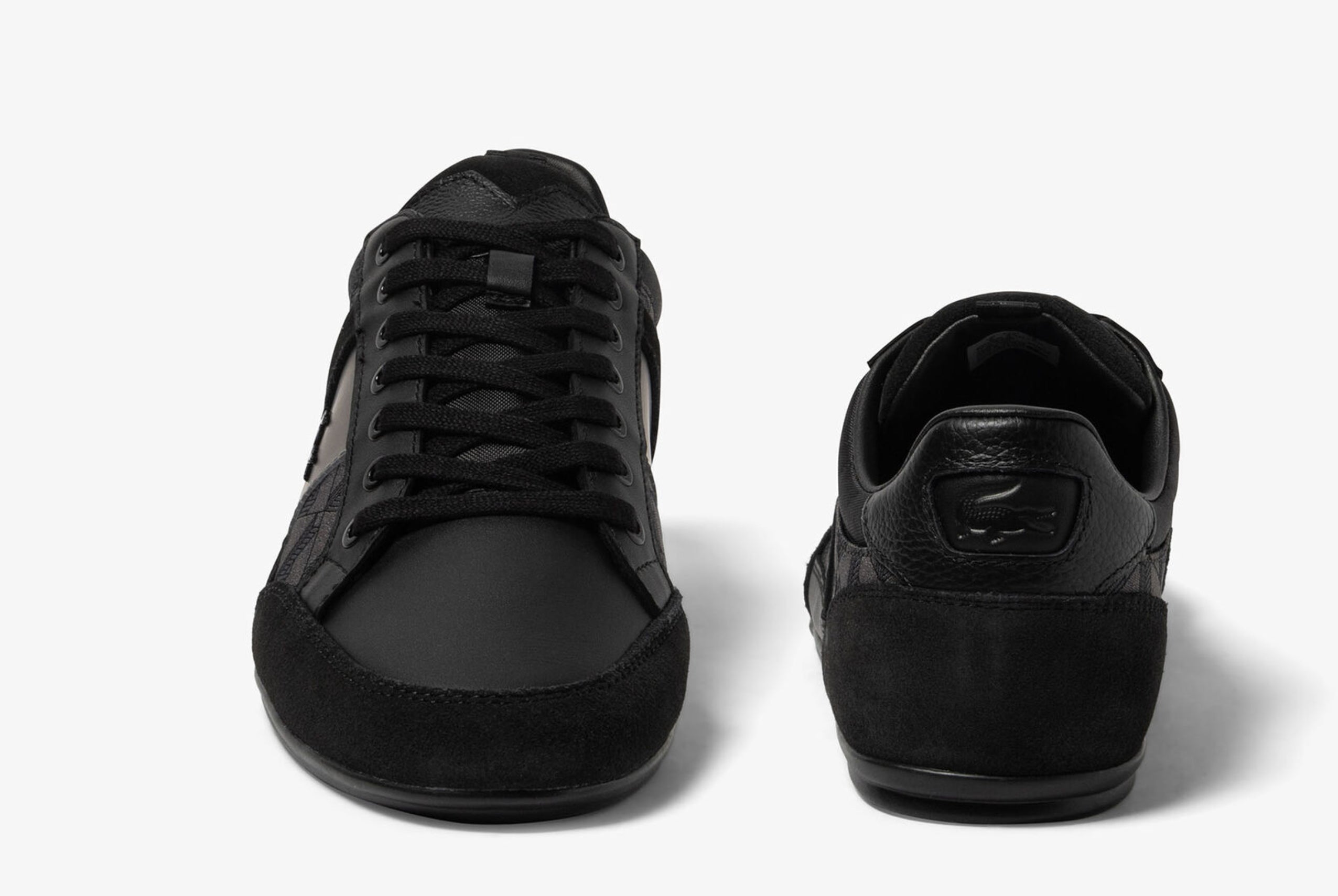 Chaymon Textile Tonal Trainers Black/Grey