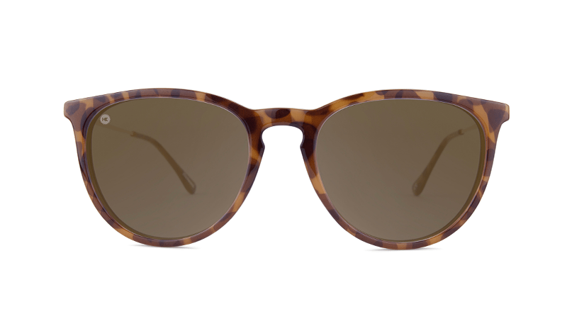 Unisex Sunglasses Glossy Blonde Tortoise Shell/Amber Polarized