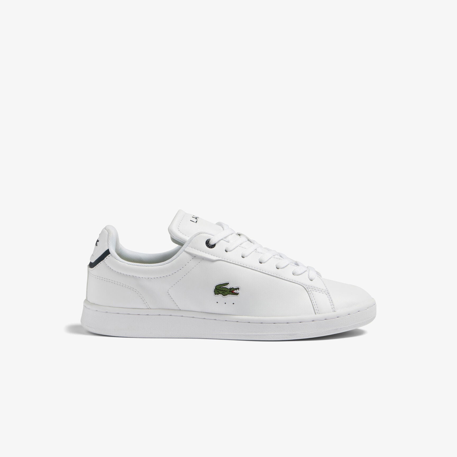 Lacoste Carnaby Pro Bi Leather Tonal Trainer Sneakers White/Navy