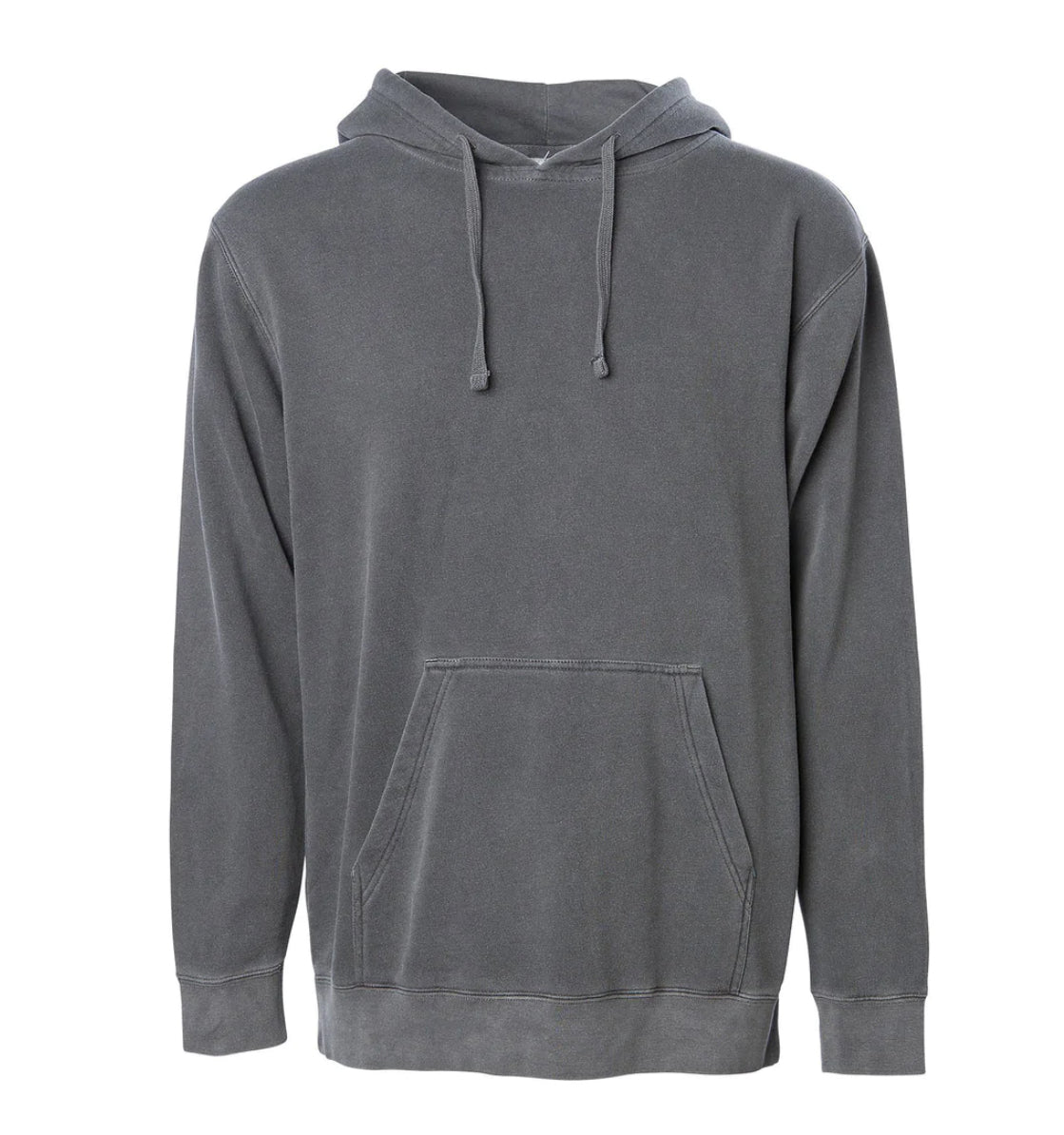 Charcoal Grey Pigment Dyed Hoodie