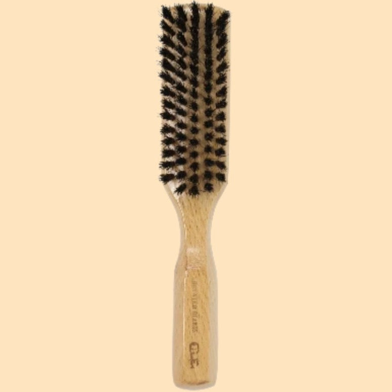 Educated Beards Wooden Brush for the Educated Man Boar Hair