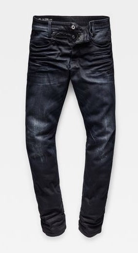 D-Staq 5-Pocket Tapered Denim Dark Aged Jeans