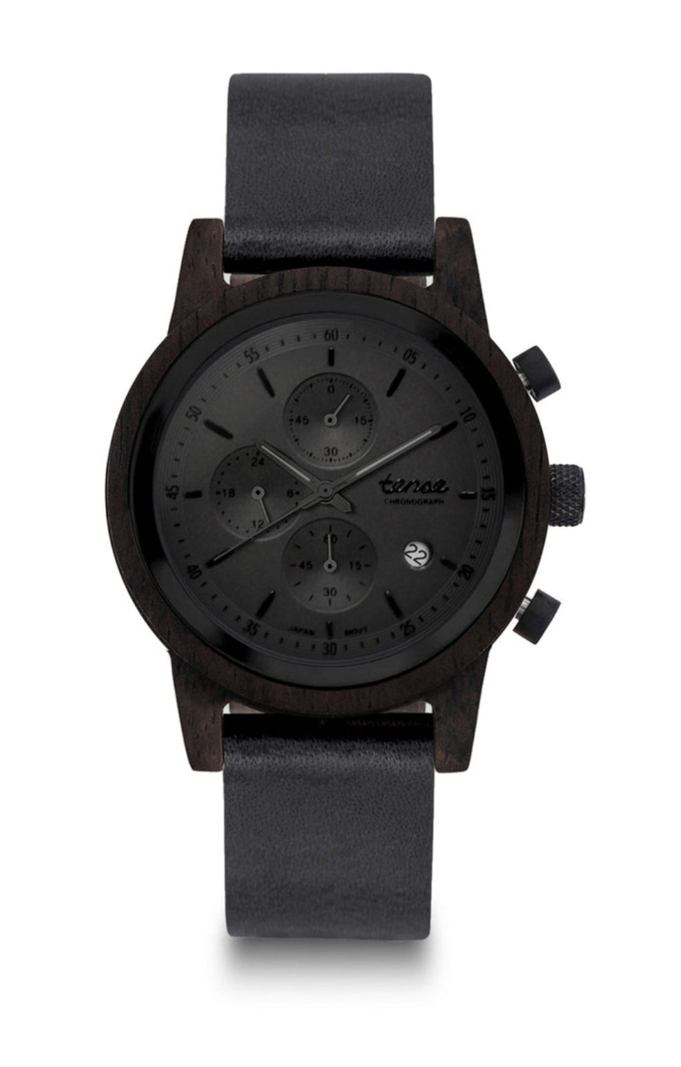 Cambridge Leather Leadwood/Blackout Watch locally Made in Canada 🇨🇦
