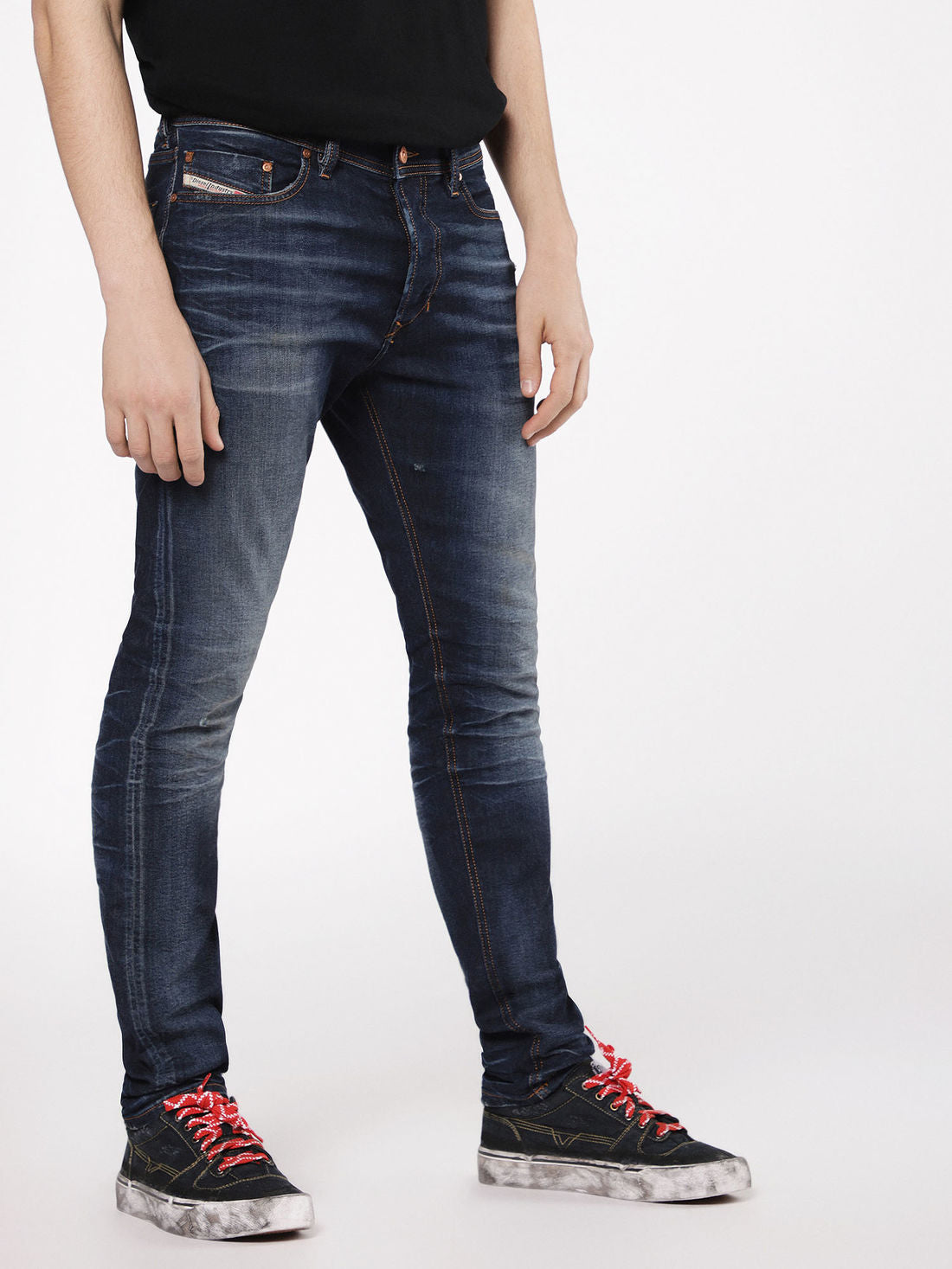 LARKEE Regular Straight Stretch Jeans