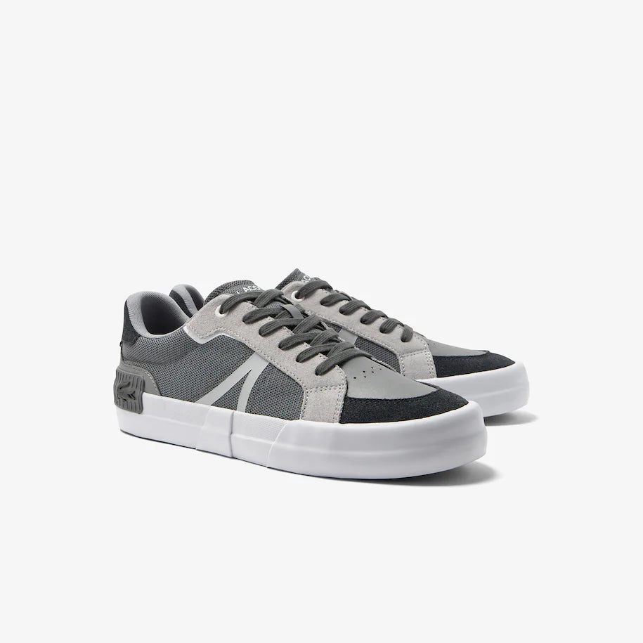 Lacoste L004 Textile Tonal Sneakers Grey/Dark Grey