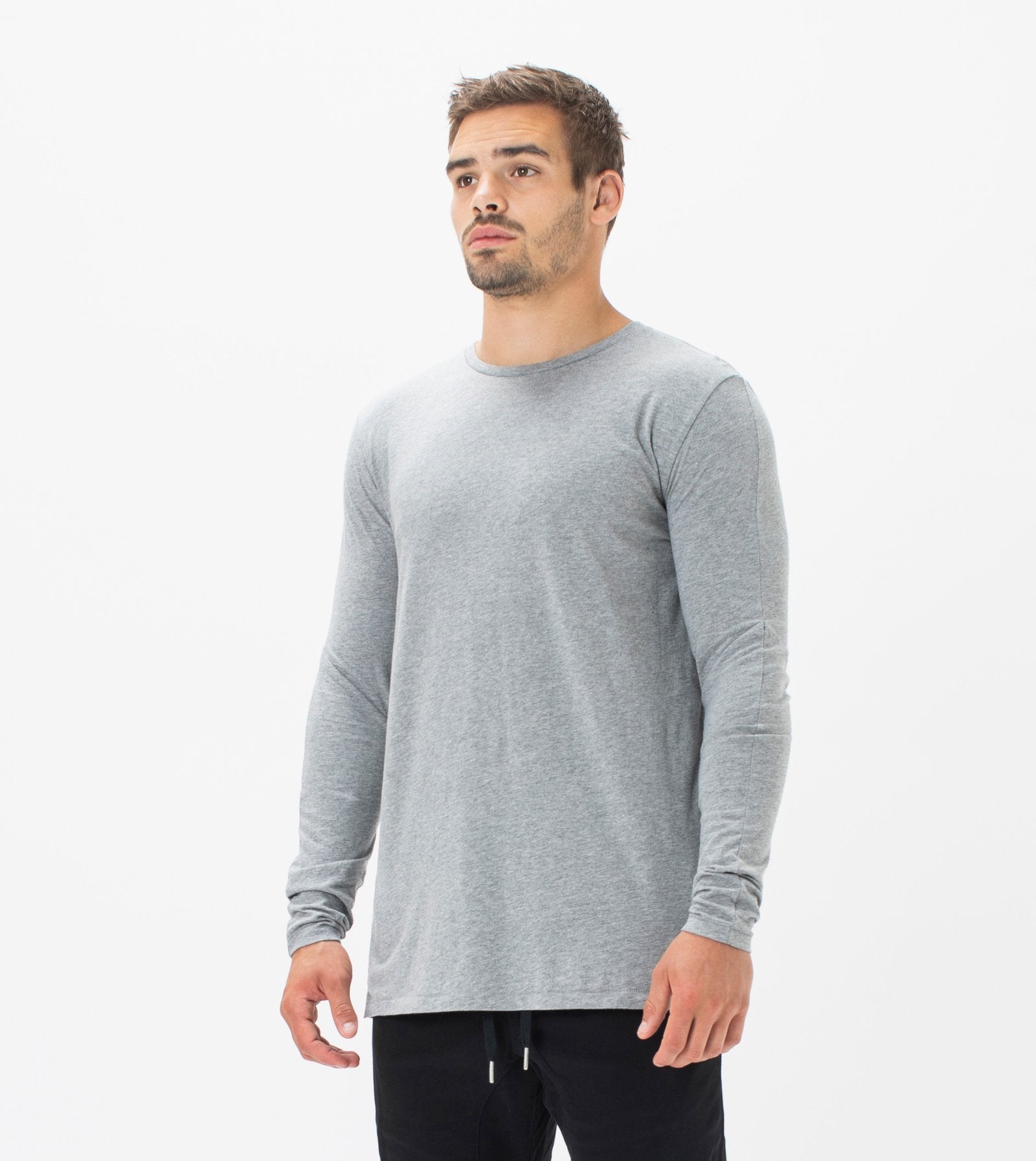 Zanerobe long sleeve Flintlock T-Shirt Grey Marle