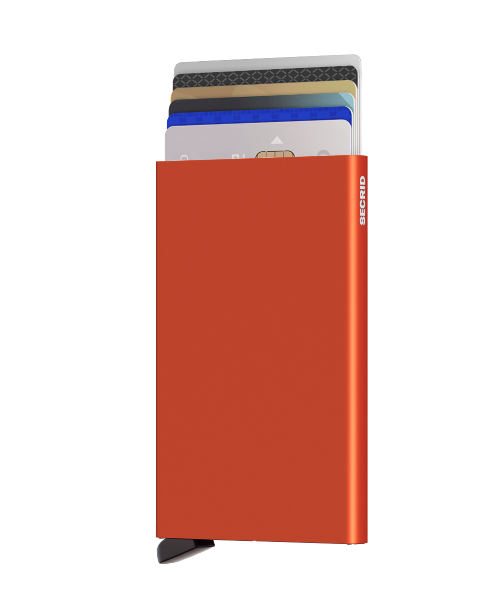 Card Protector- Orange RFID Secure