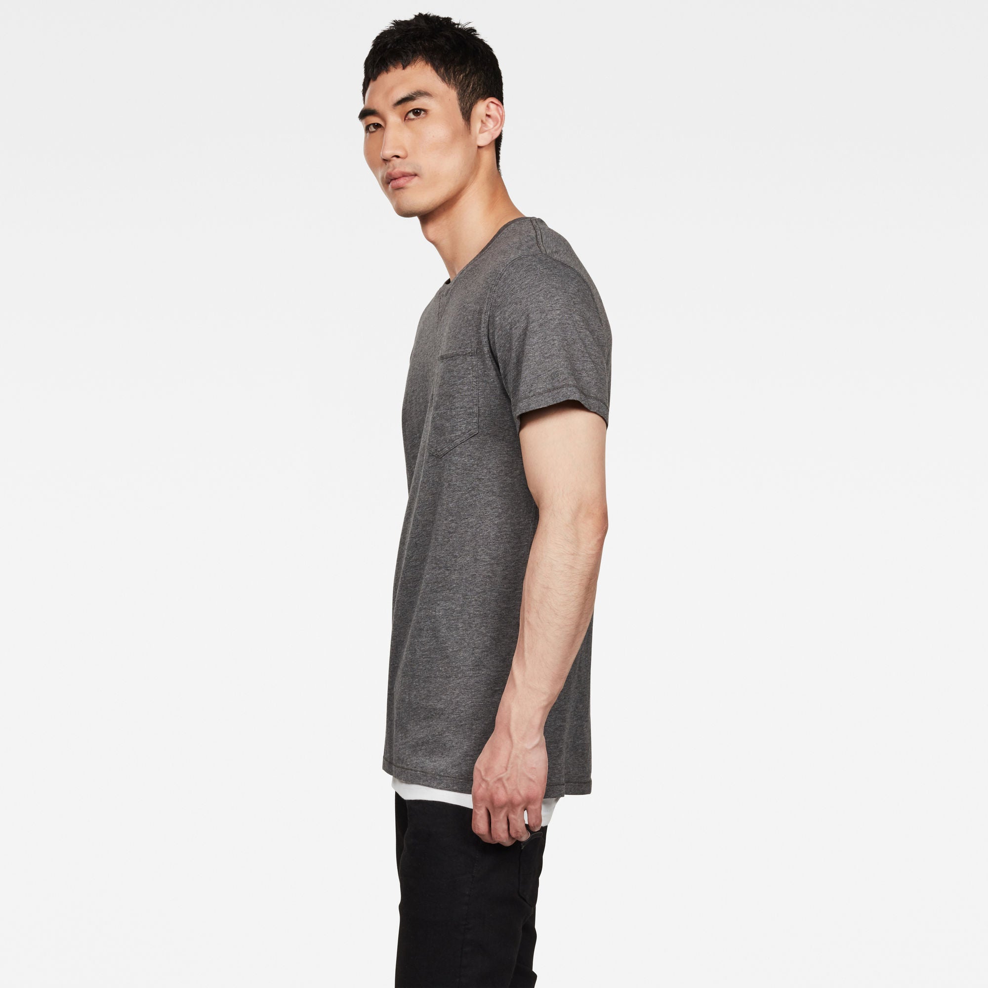 Men’s Granite Heather Pocket T-Shirt