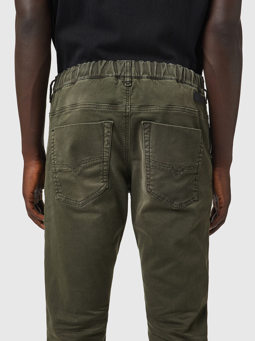 Krooley 0670M Tapered Forest Night Green Joggjeans