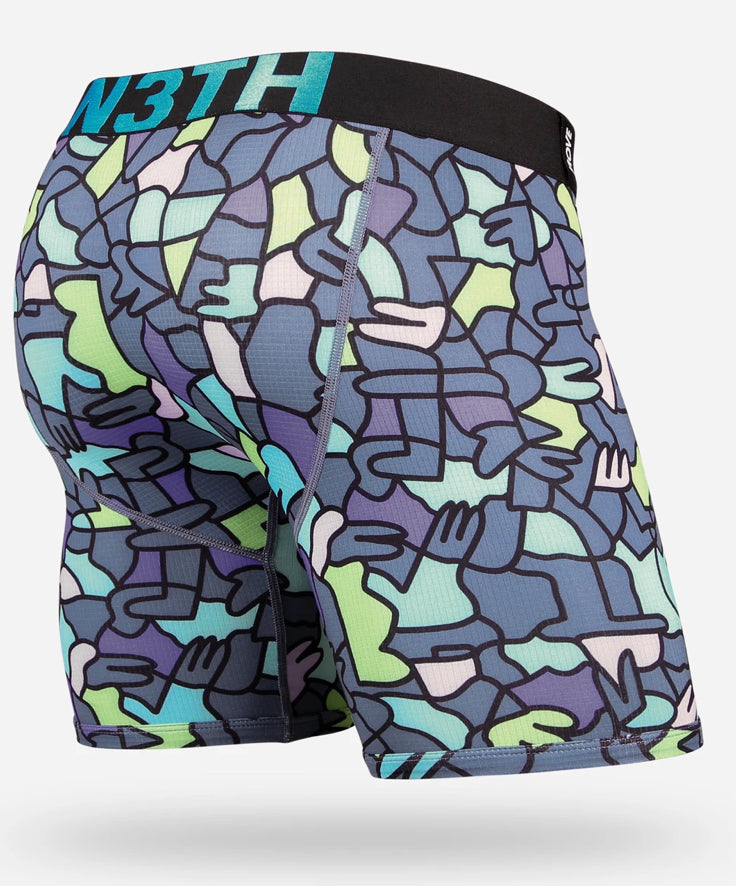 Entourage W/Eco Dry 6.5” Lucas Mural Boxer Brief Underwear