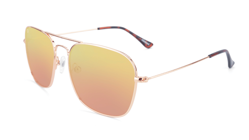 Unisex Sunglasses Mount Evans Gold/Copper Polarized Aviator style