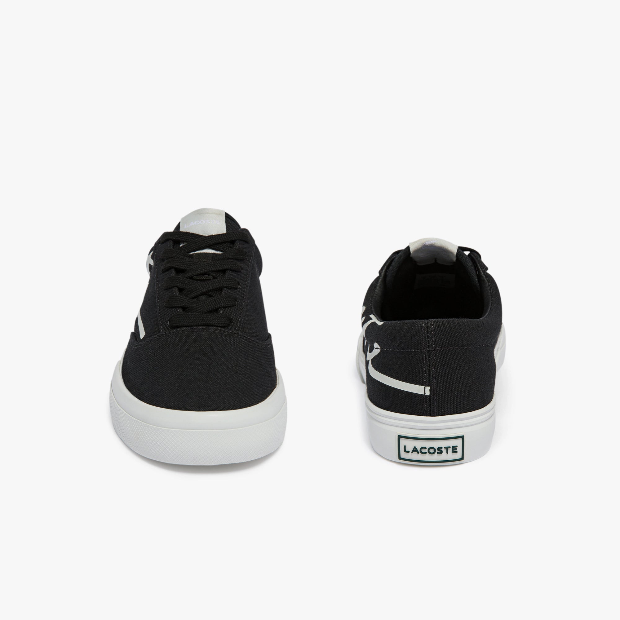 Lacoste Men’s Jump Serve Lace Canvas Black/off White Sneakers