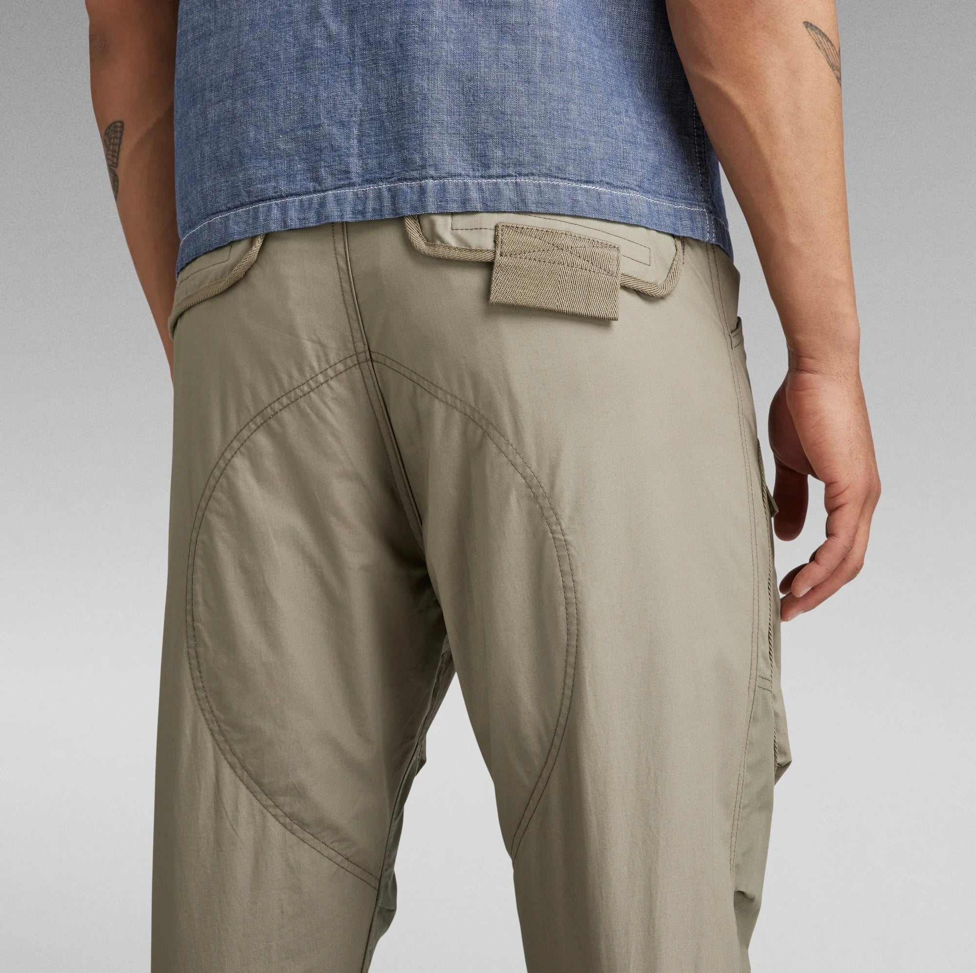 3D Regular Tapered Cargo Pants Shamrock Green