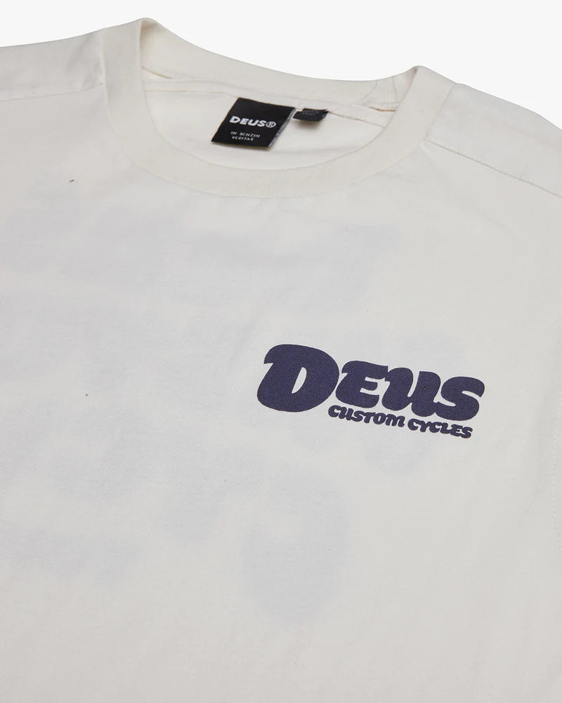Deus Ex Machina Bubble Up Muscle Shirt Vintage White