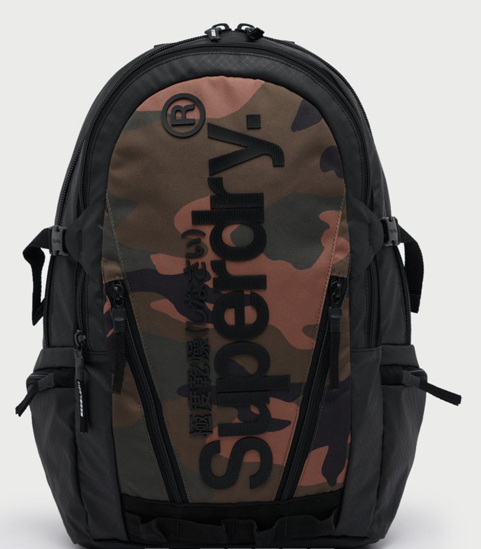 Superdry Unisex Bag Green Camouflage Tarp Backpack