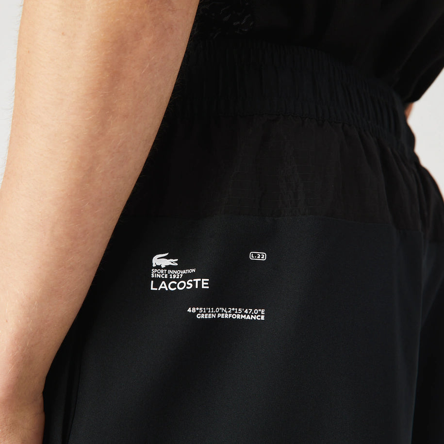 Lacoste Sport Layered Shorts Black/Green/White