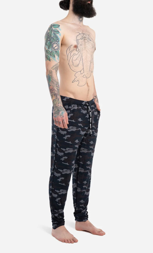 Sleepwear Long Covert Camo Print Pyjamas