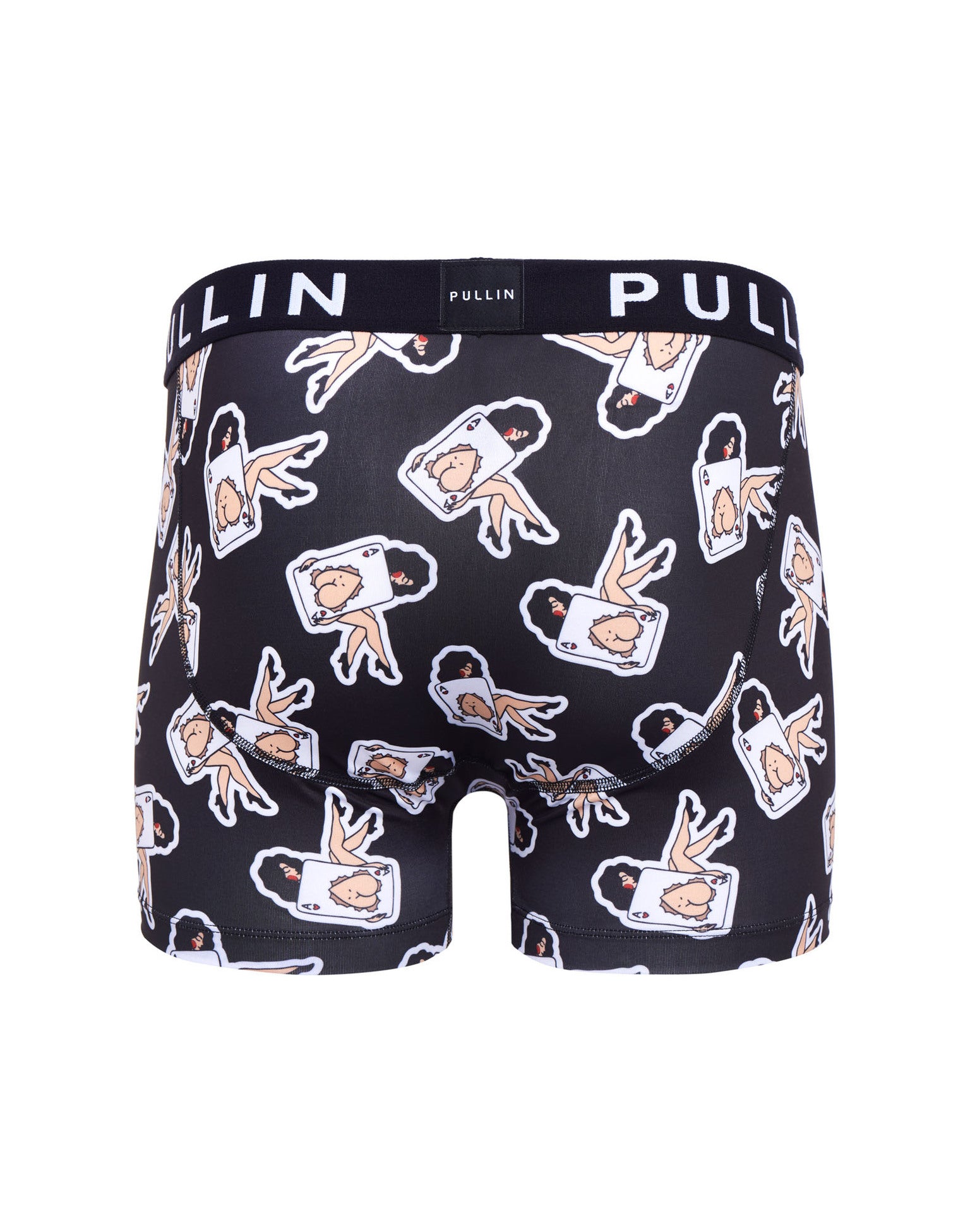 Pullin Fashion2 longer cut Ass De Coeur Print Underwear