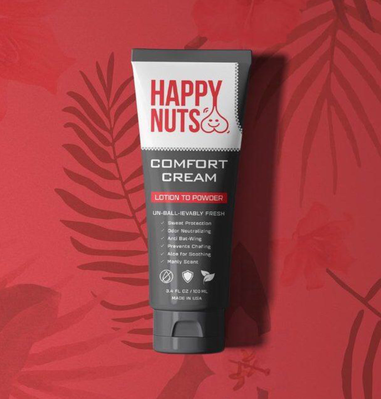 Happy Nuts 🥜 Comfort Cream-Original  3.4 oz/100 ml