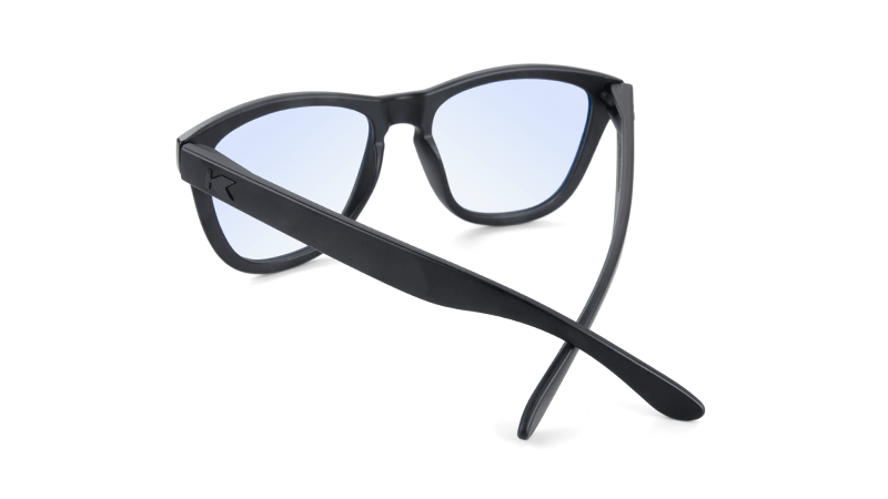 Unisex Premiums Black On Black Blue Light Blockers Sunglasses