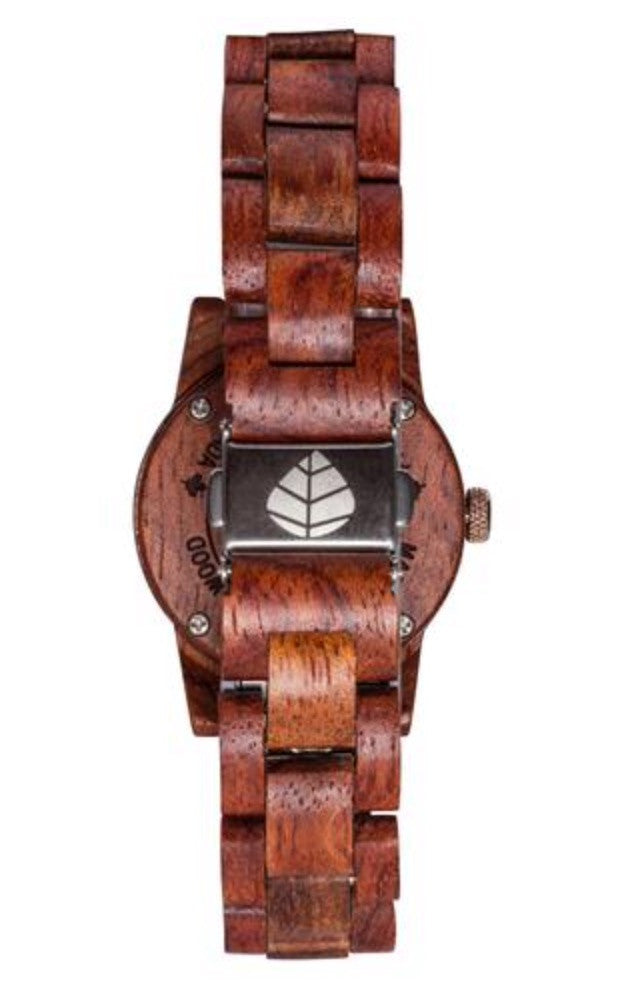 Tense Ladies Small Hamptons Wooden Watch Rosewood Locally Hand Made