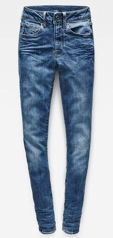 3301 D-Mid Super Skinny Deconstructed Medium Aged Women's Jeans